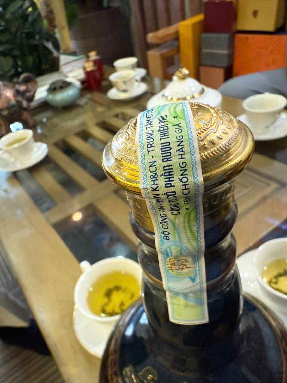 Rượu Sâm Ngọc Linh Thiên Phú Chai Sứ 1L - Ảnh 8