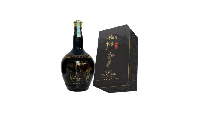 Rượu Sâm Ngọc Linh Thiên Phú Chai Sứ 2l